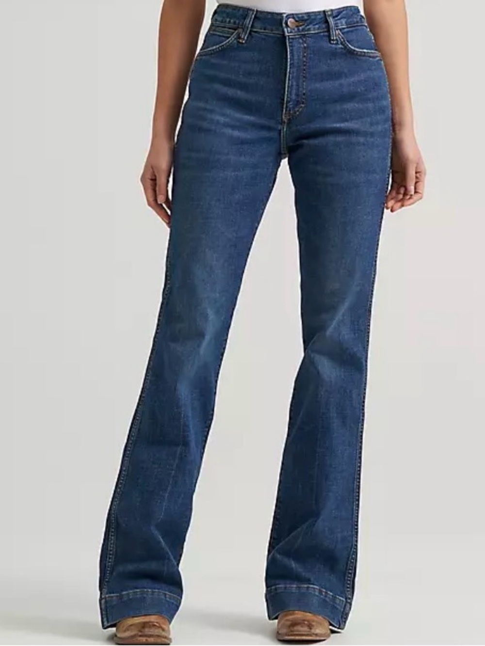 Wrangler Women’s Dark Blue Flare Jeans